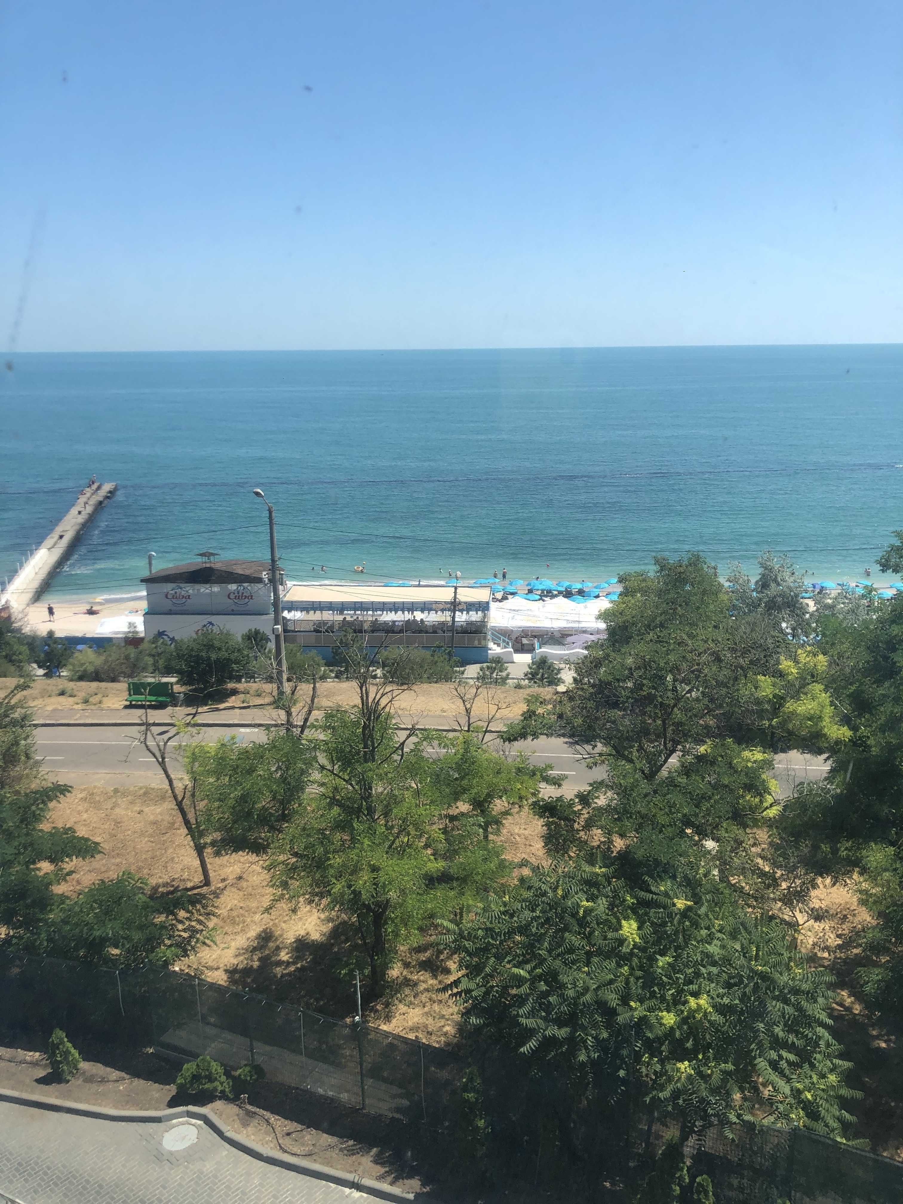ПРЯМОЙ ВИД МОРЯ 67м 2х ком. кв. с панорамной лоджией ЖК КОСТА ФОНТАНА