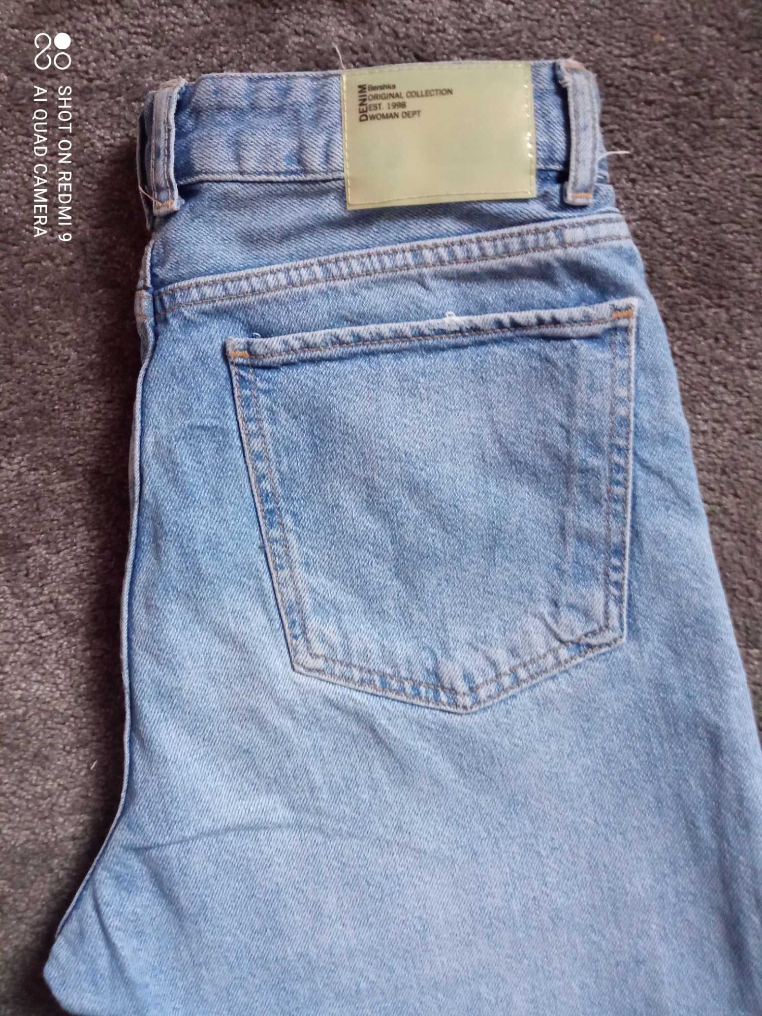 Baggy jeansy szeroka nogawka