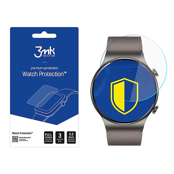 Szkło hybrydowe 3mk Watch Protection™ v. FlexibleGlass Lite na Huawei