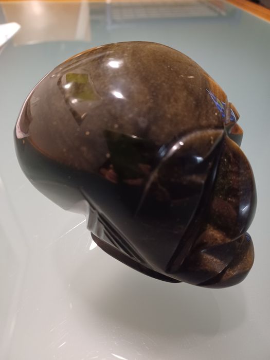 Rzeźba głowa, przycisk do papieru z granitu