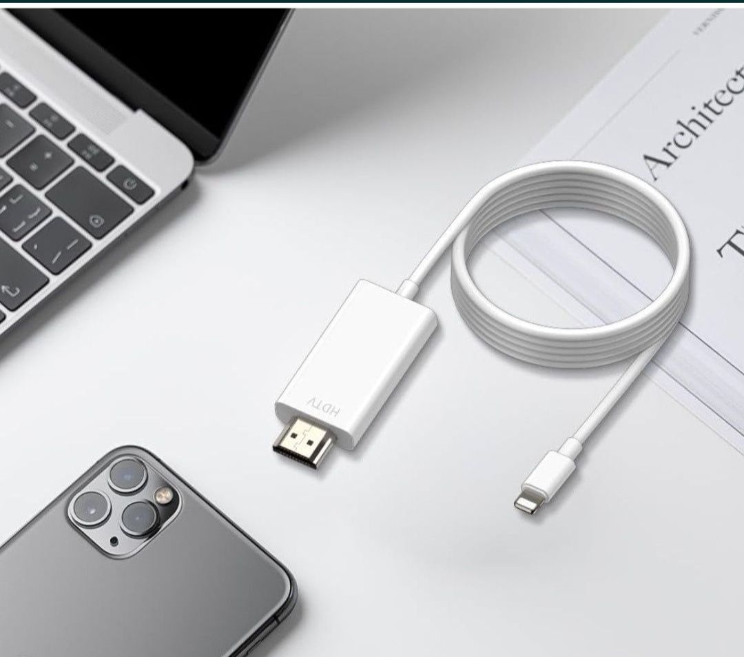 Kabel z hadmi na iPhone 1m
