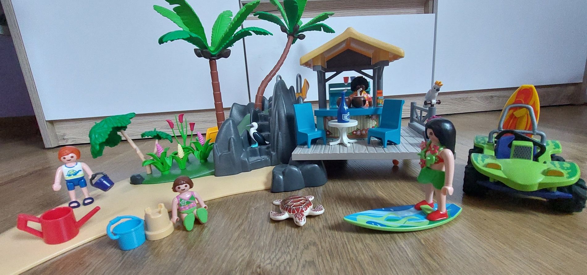 Playmobil wyspa karaibska + surfer