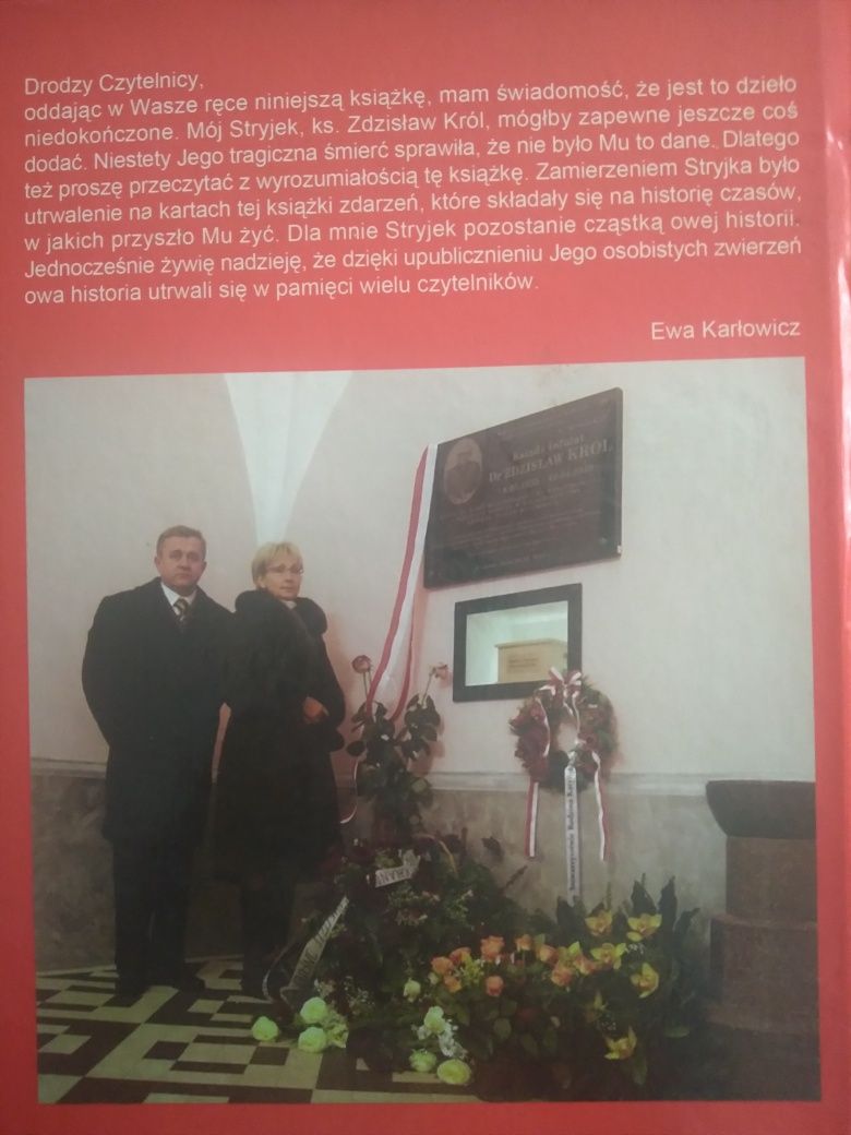 Byłem świadkiem- ks. Zdzisław Król.