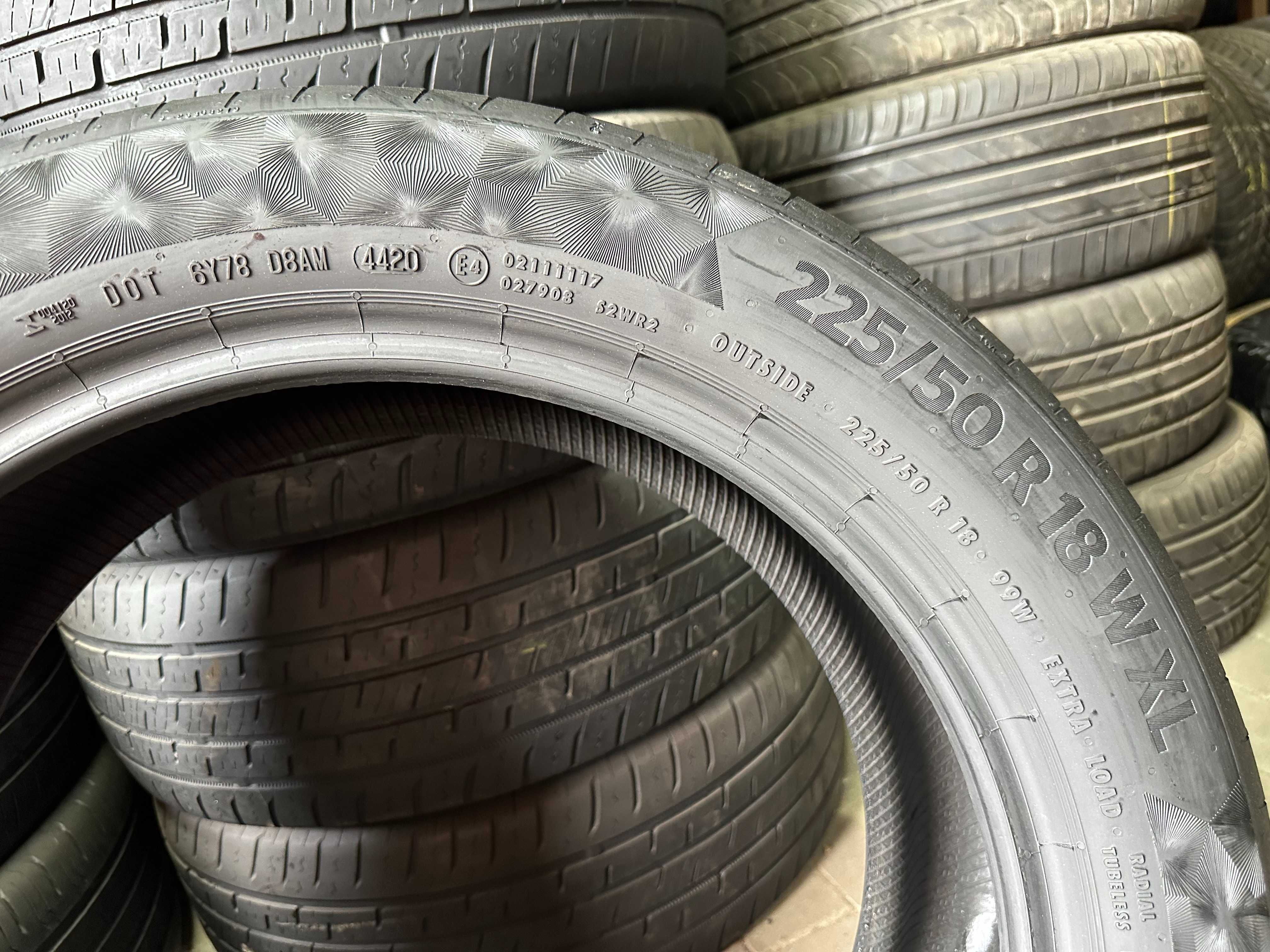Літні шини 225/50R18 Continental Premium Contact6 2020рік