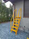 Schody metalowe jak nowe
