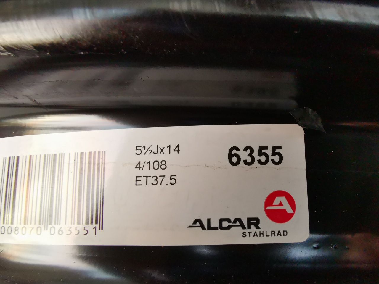 Nowe Felgi stalowe Alcar 6355 5,5x14 ET37,5 4x108 14 Calowe