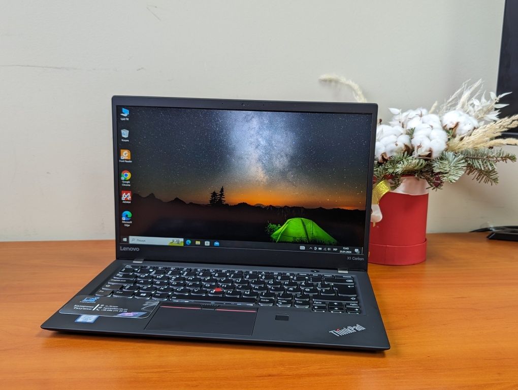 Ноутбук Lenovo ThinkPad X1 Carbon 5th/i5-6300U/8/260/FHD