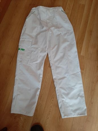 Spodnie robocze  białe
