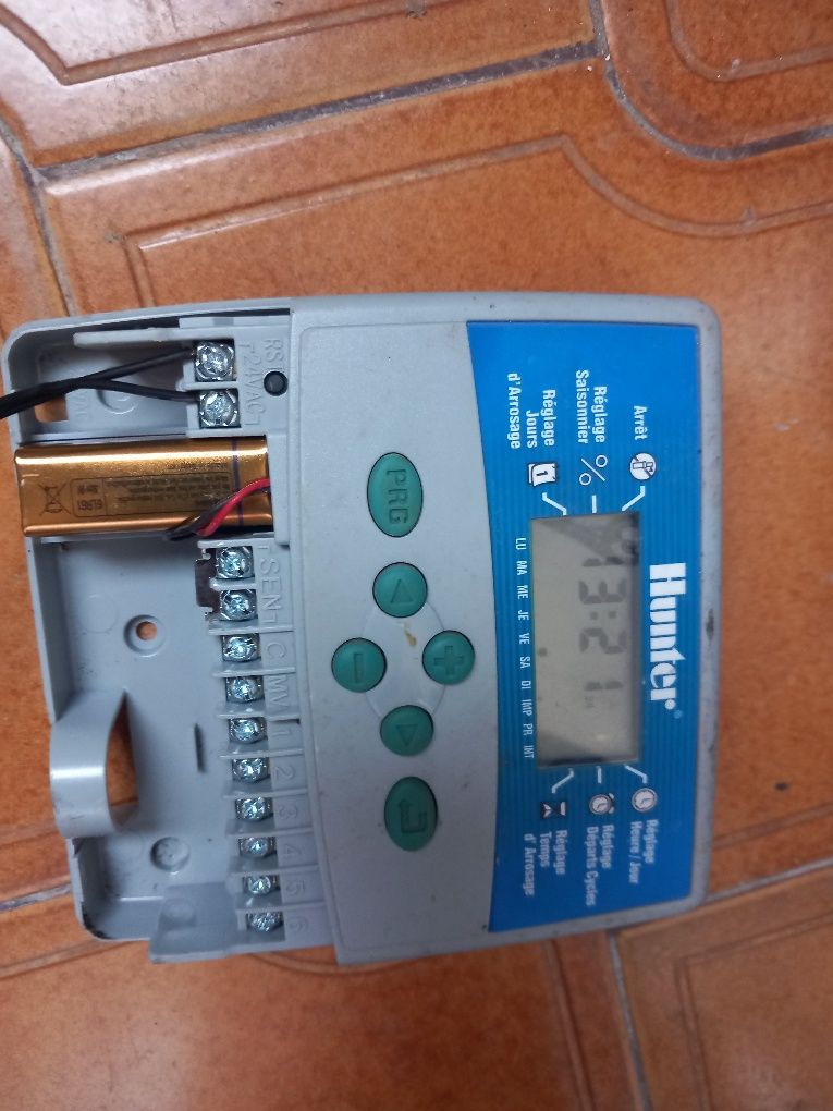 Hunter controlador da rega 6 zonas