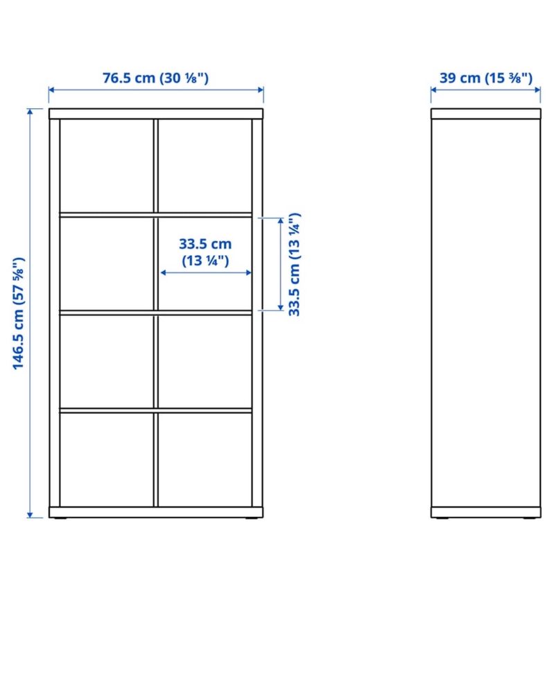 Regał Kallax 4x2 IKEA