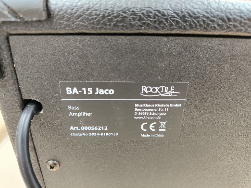 Wzmacniacz gitarowy basowy Rocktile Ba-15 Jaco