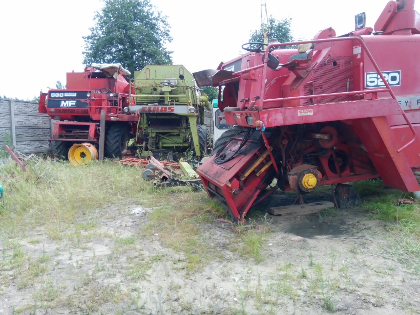 Części kombajn Massey Ferguson 530 -520