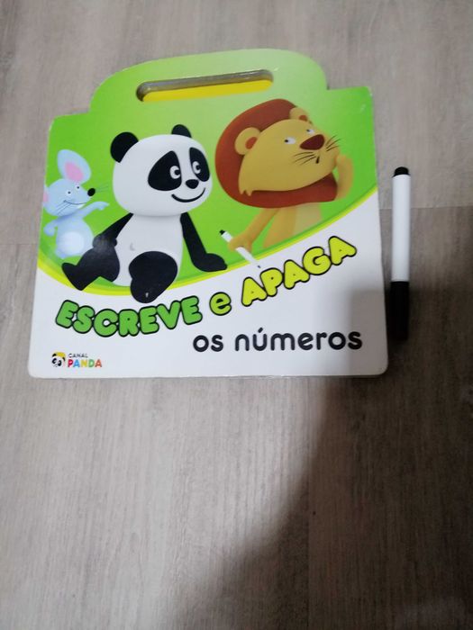 Livro do Panda Escreve e Apaga: os números