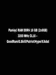 Pamięć RAM DDR4 16 GB (2x8GB) 3200 MHz CL16 – 
GoodRam/G.Skill/Patrio
