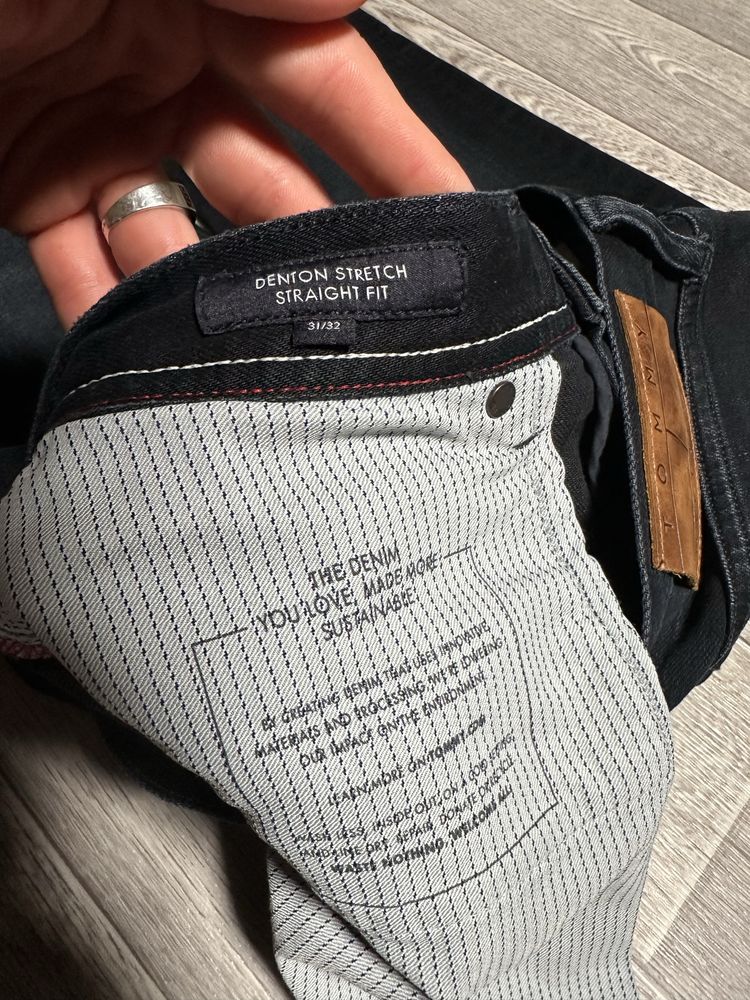 Джинси Tommy Hilfiger Denton Stretch Straight Fit Navy Jeans
