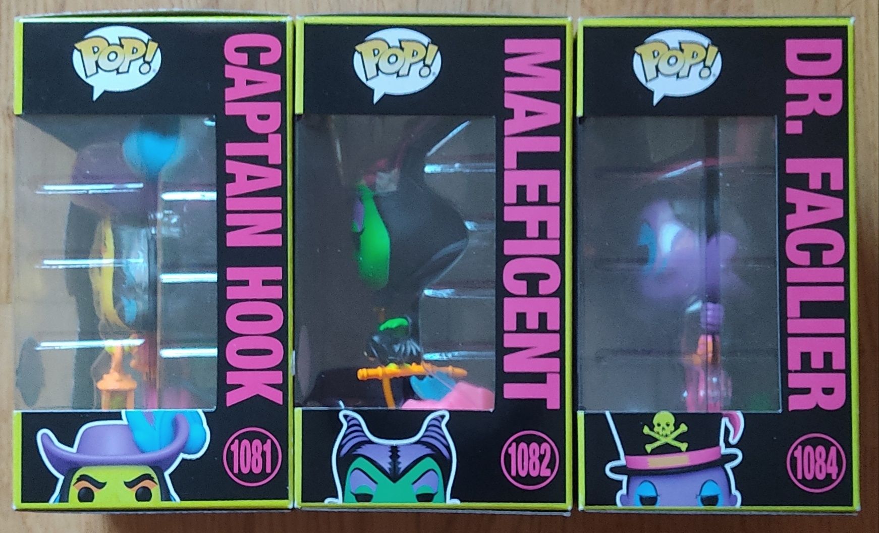 Funko Pop ! Villains #1081 #1082 #1084 - Blacklight