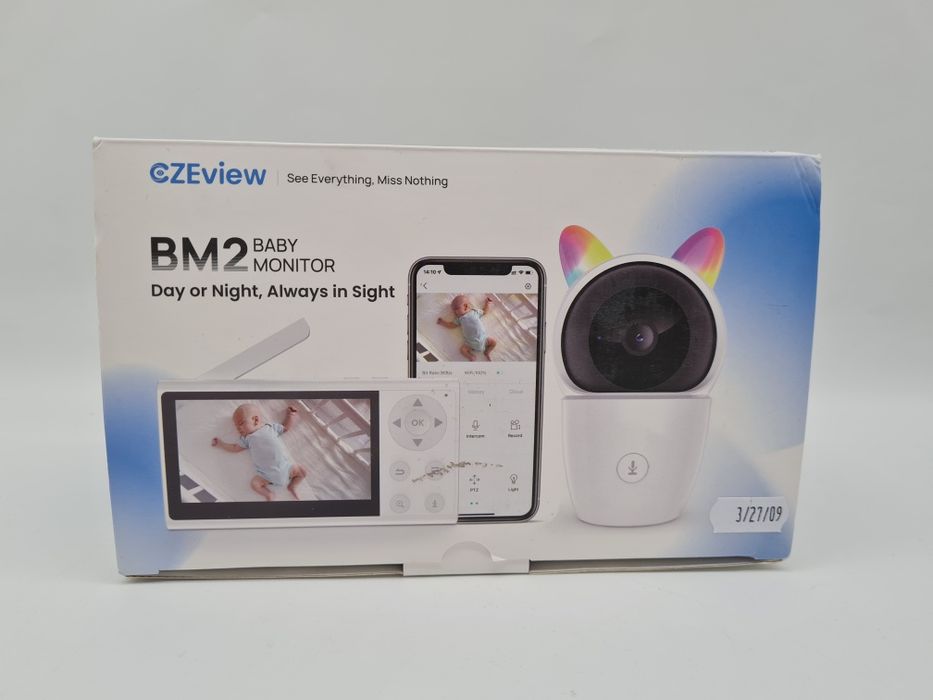 CZEview BM2 Elektroniczna niania z kamerą i aplikacją 2K / 4,3 cala
