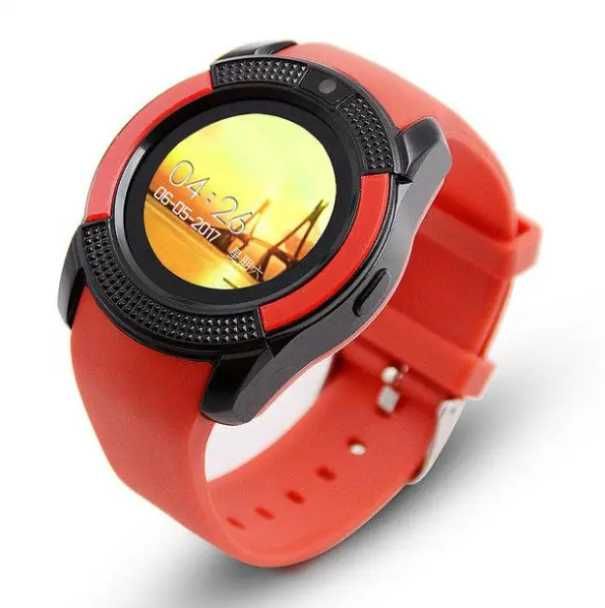 Сенсорний розумни годинник-телефон з камерою Smart Watch V8 Антизлодій