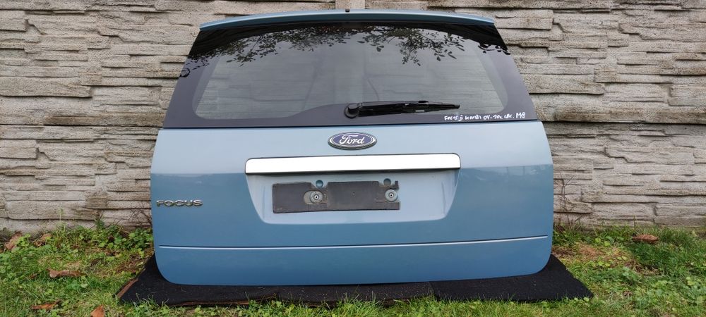 Klapa pokrywa bagażnika Ford Focus mk2 II kombi kolor M8 błękitna kpl