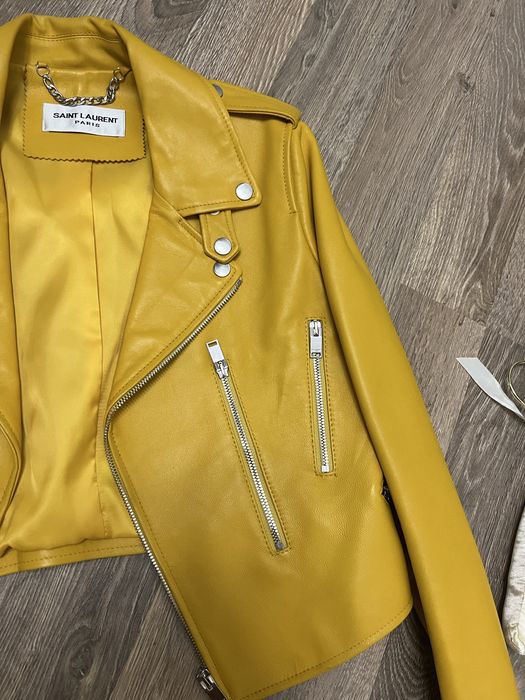 Шкіряна курточка Yves Saint Laurent