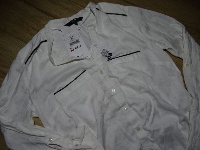Reserved kremowa koszula 34