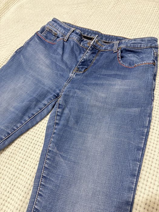 Теплі жіночі джинси сині 30 розмір