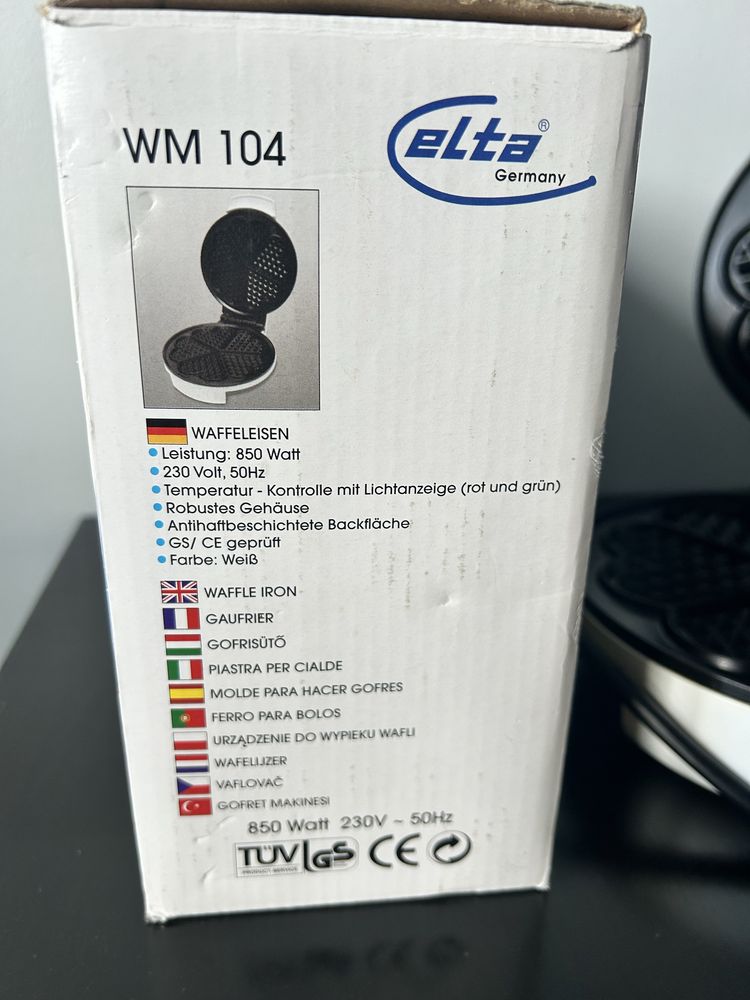 Gofrownica serca 850 W
