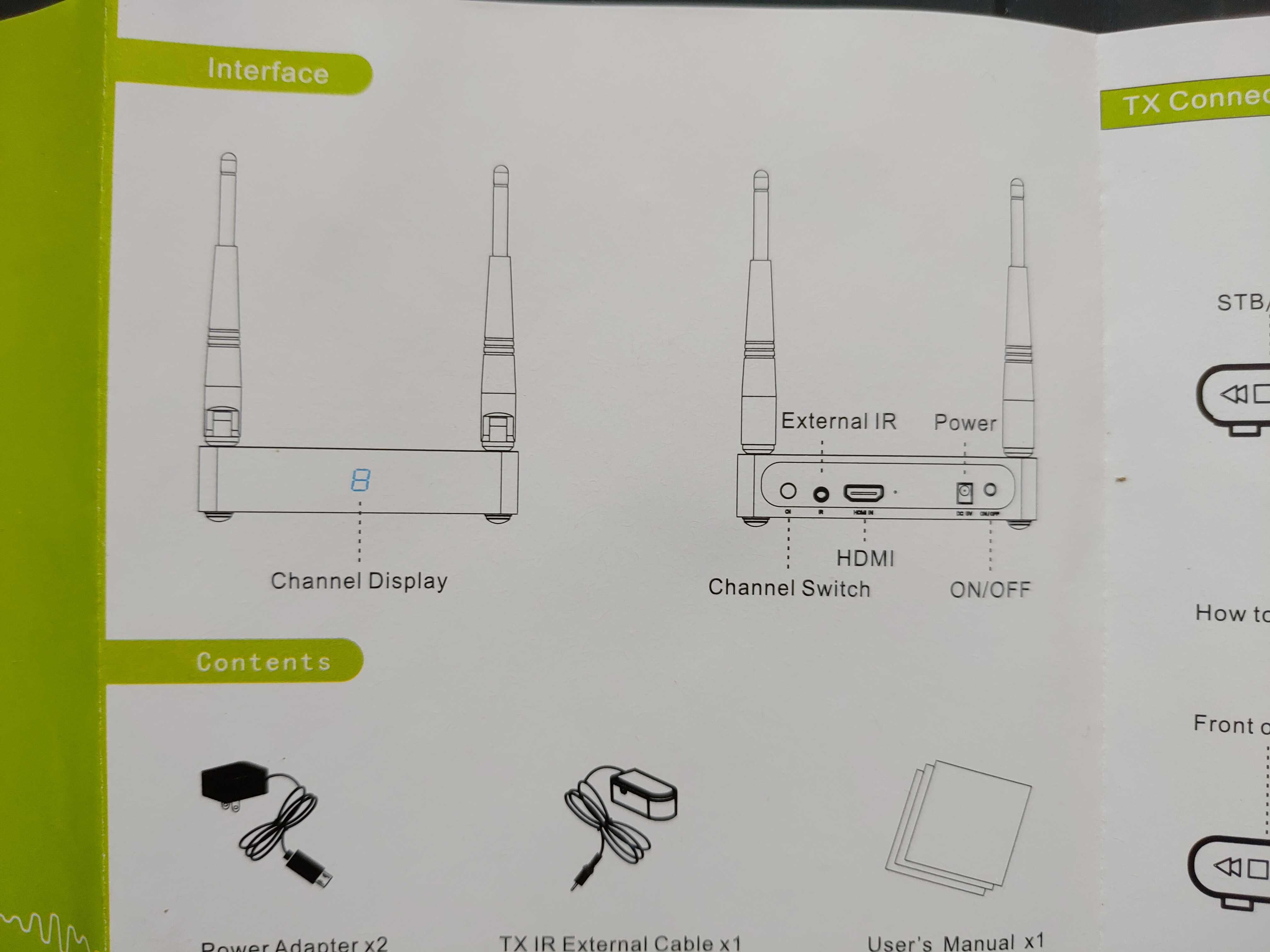 Transmissor de vídeo sem fio HDMI