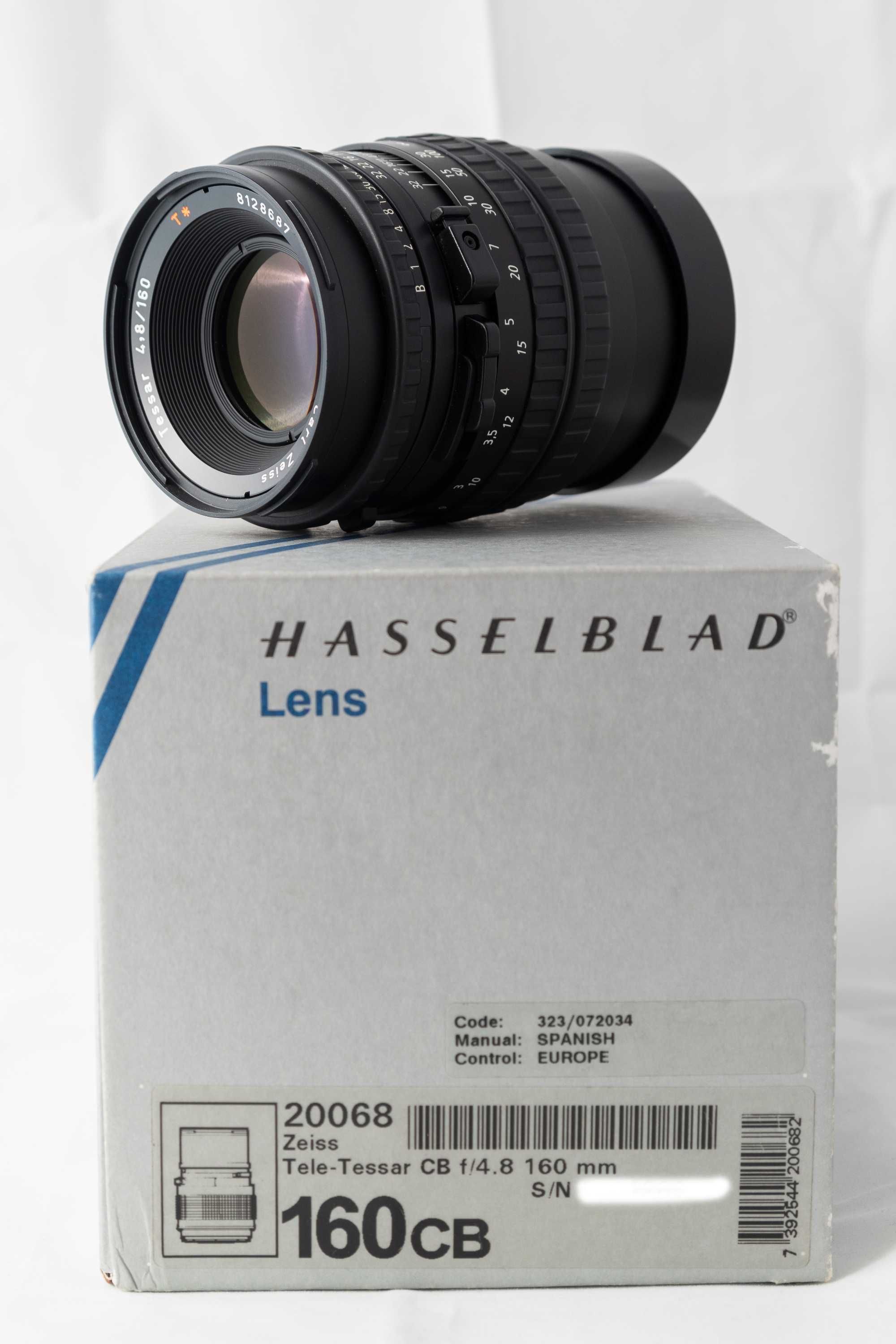 Objectiva Hasselblad - Carl Zeiss 160mm CB Tessar, como nova, impec!