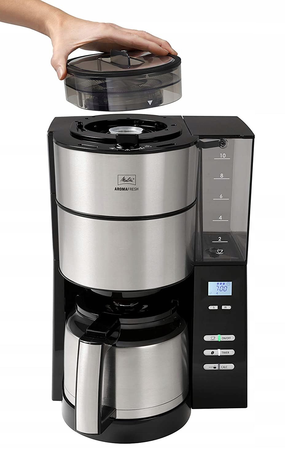 Młynek z silnikiem i mechanizmem mielącym do Melitta Aromafresh