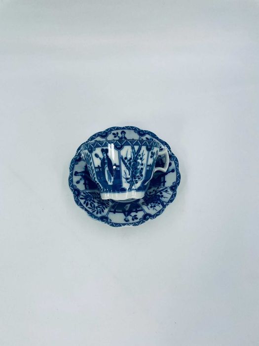 Zestaw śniadaniowy Filiżanka kolekcjonerska w stylu Chinoiserie