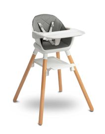 Drewniane krzesełko do karmienia bravo regulowane grey     Nowe