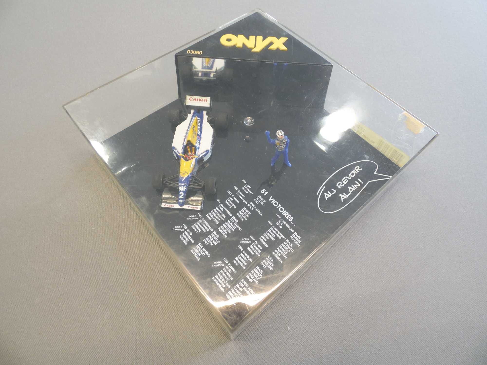 Miniatura "Au Revoir Alain" Prost Onyx Williams Renault FW 15B