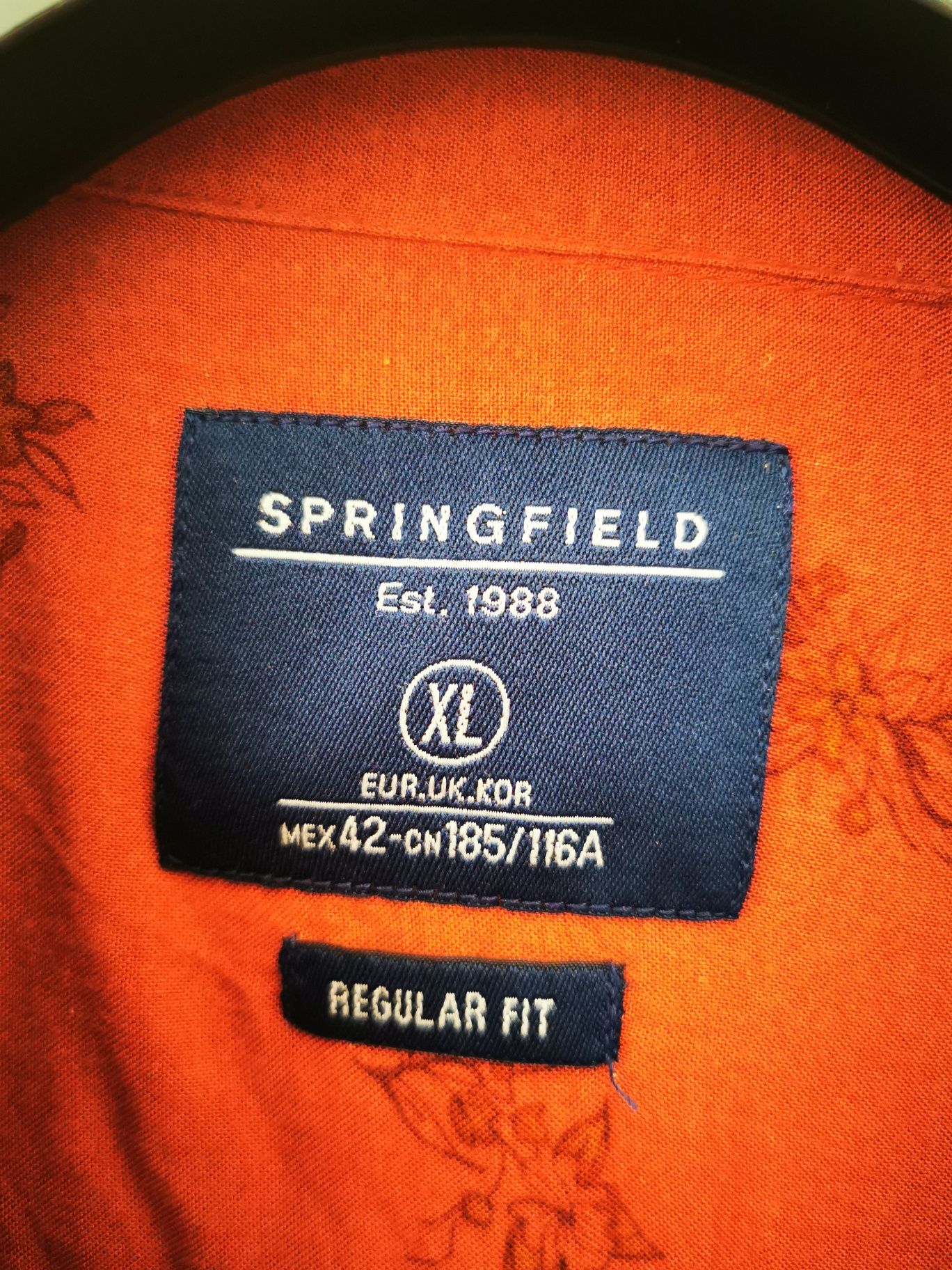 Camisa de Verão Springfield Tam XL