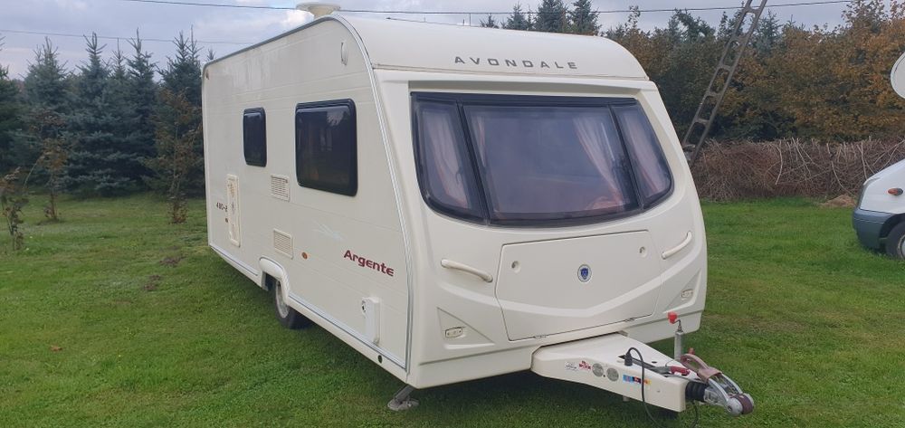 Avondale Argente 480-2 mover jak nowa sucha przyczepa kempingowa