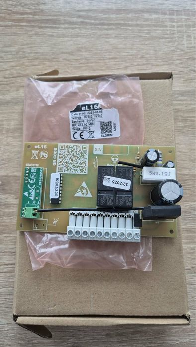 Płytka eL16 do mechanizmu bramy.