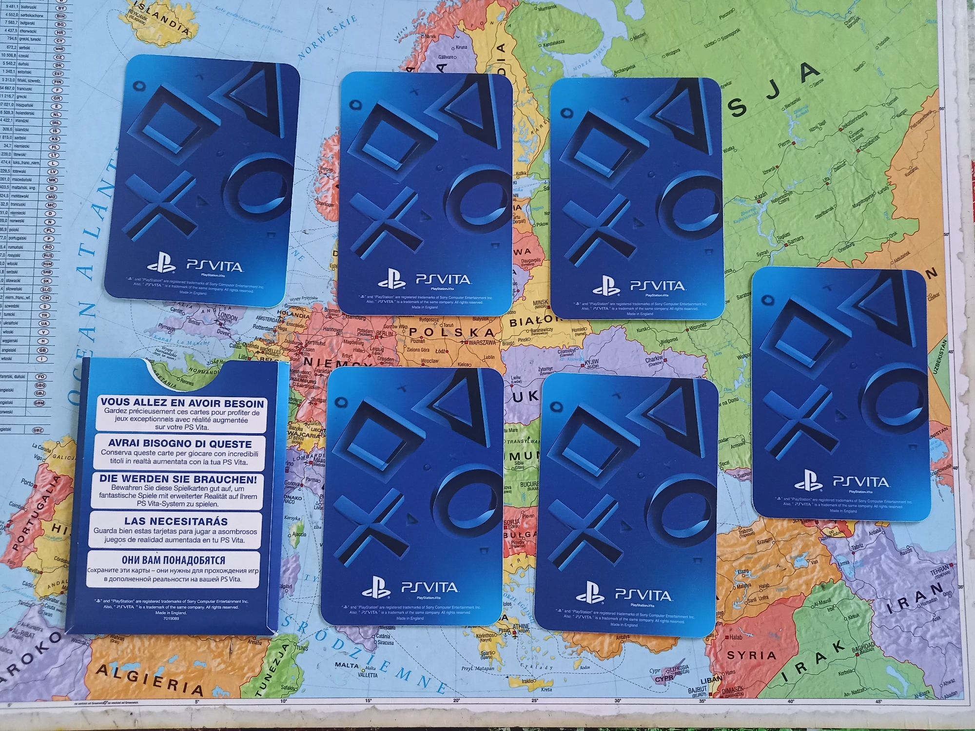 AR Play Cards karty do gry konsola Sony Ps Vita