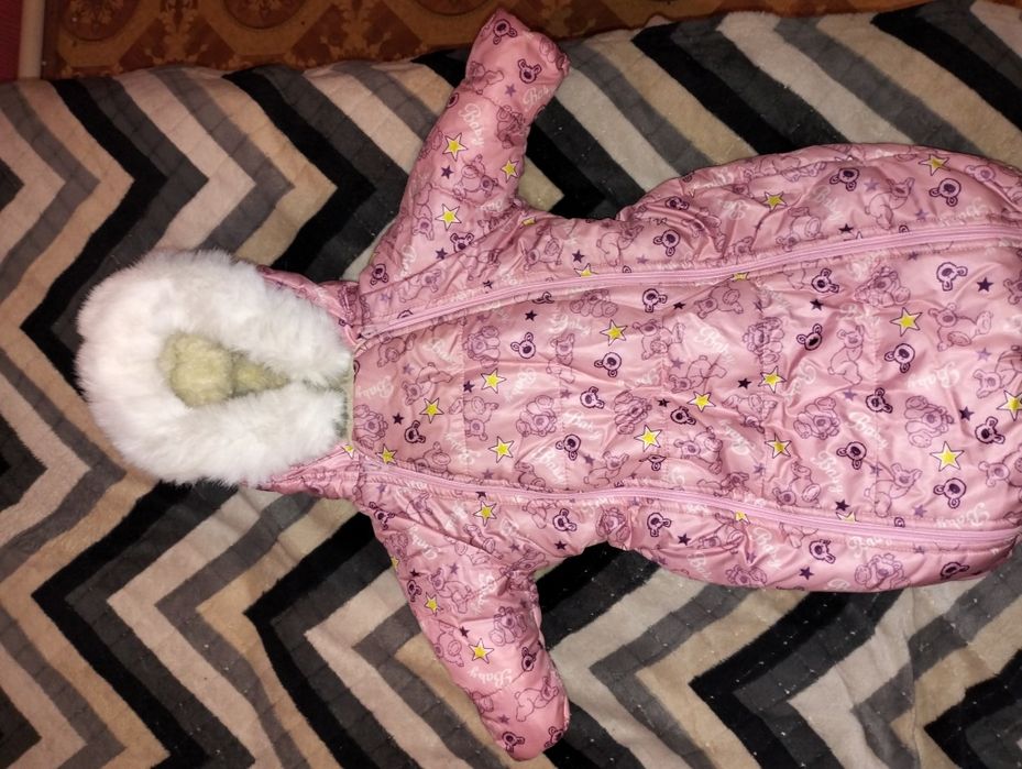 Продам детский зимний конверт-комбинезон