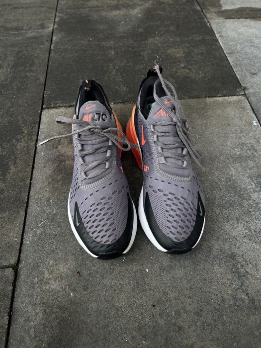 Nike Air 270 r. 36,5 szare biale pomaranczowe buty adidasy sneakersy
