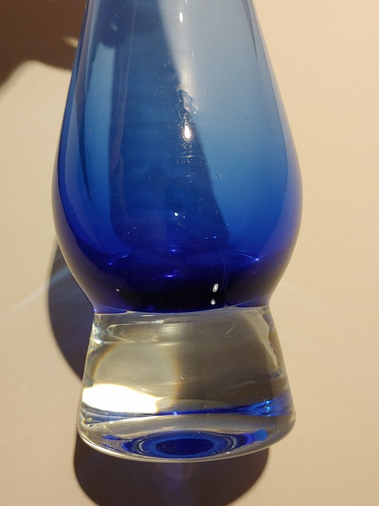 Niebieski wazon Vintage