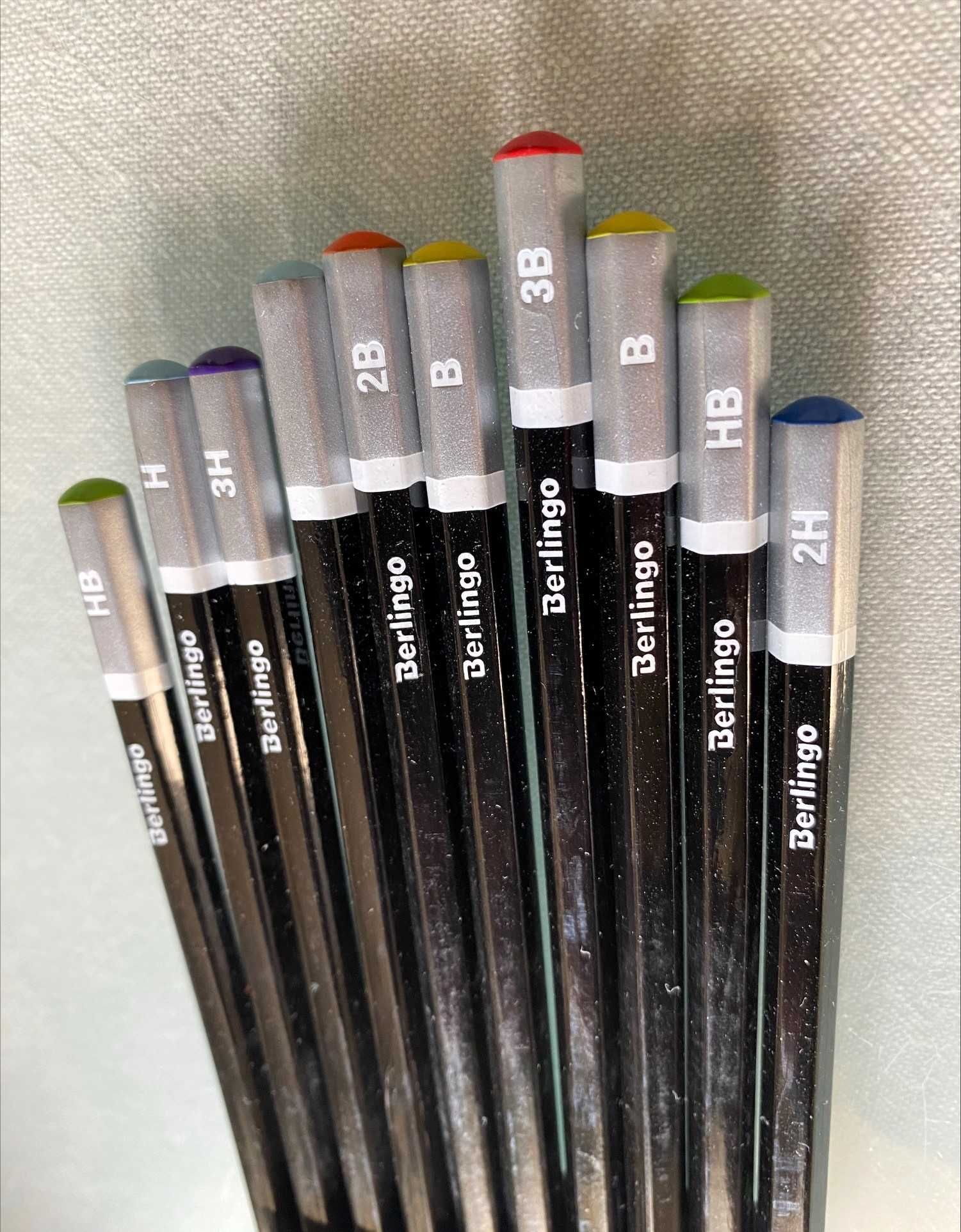 zestaw ołówków H  HB 2B B 2H 3B 3H    10 szt