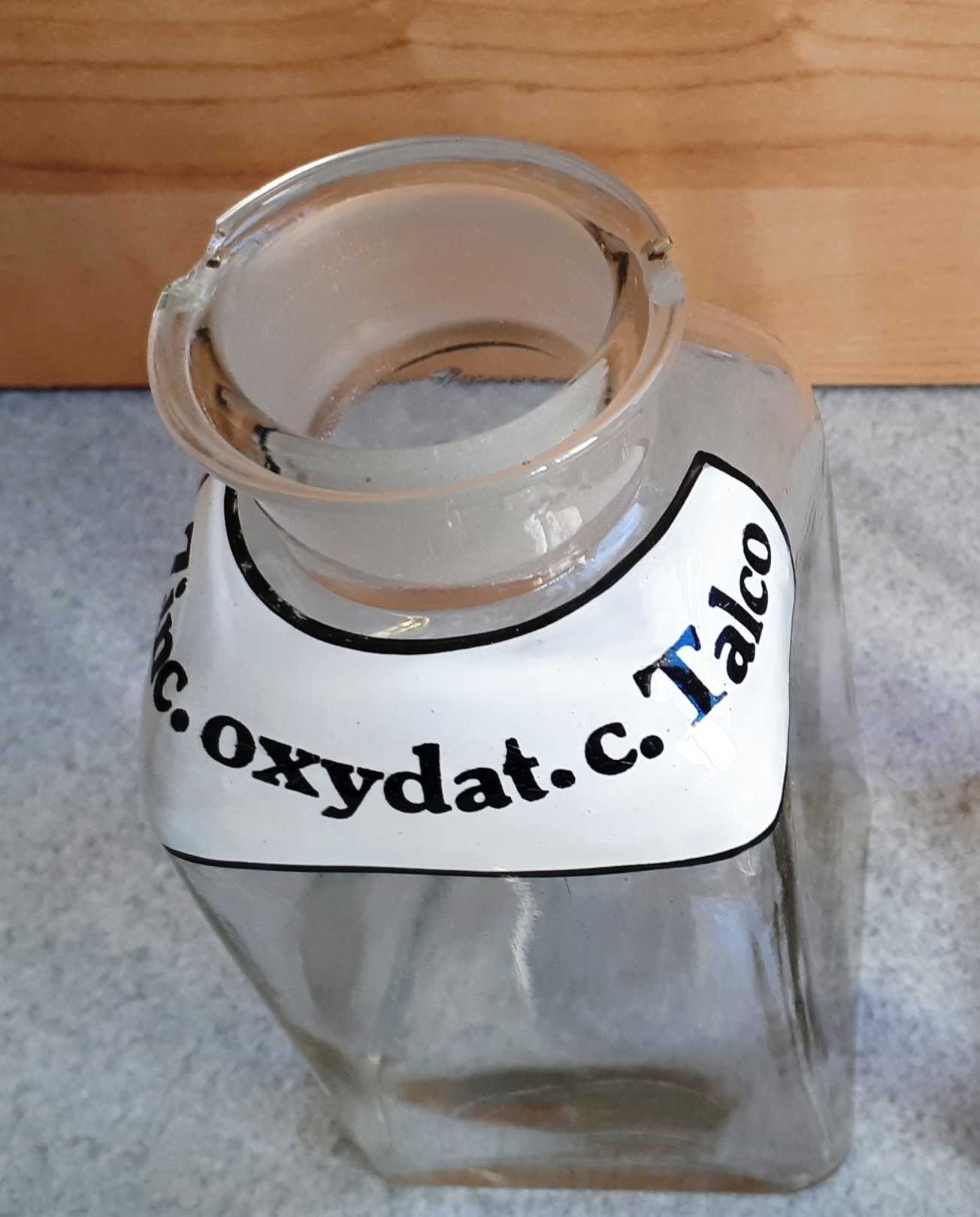 butelka apteczna przedwojenna pojemnik farmaceutyczny vintage