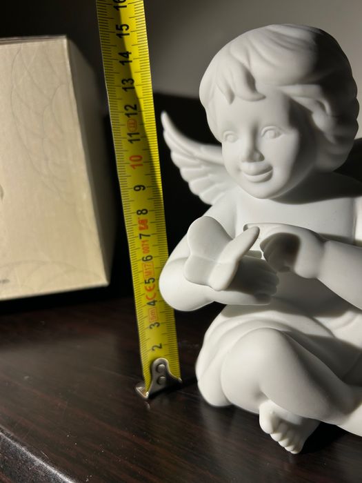 Anioł Rosenthal z motylem 14 cm - porcelana, z pudełkiem, stan idealny