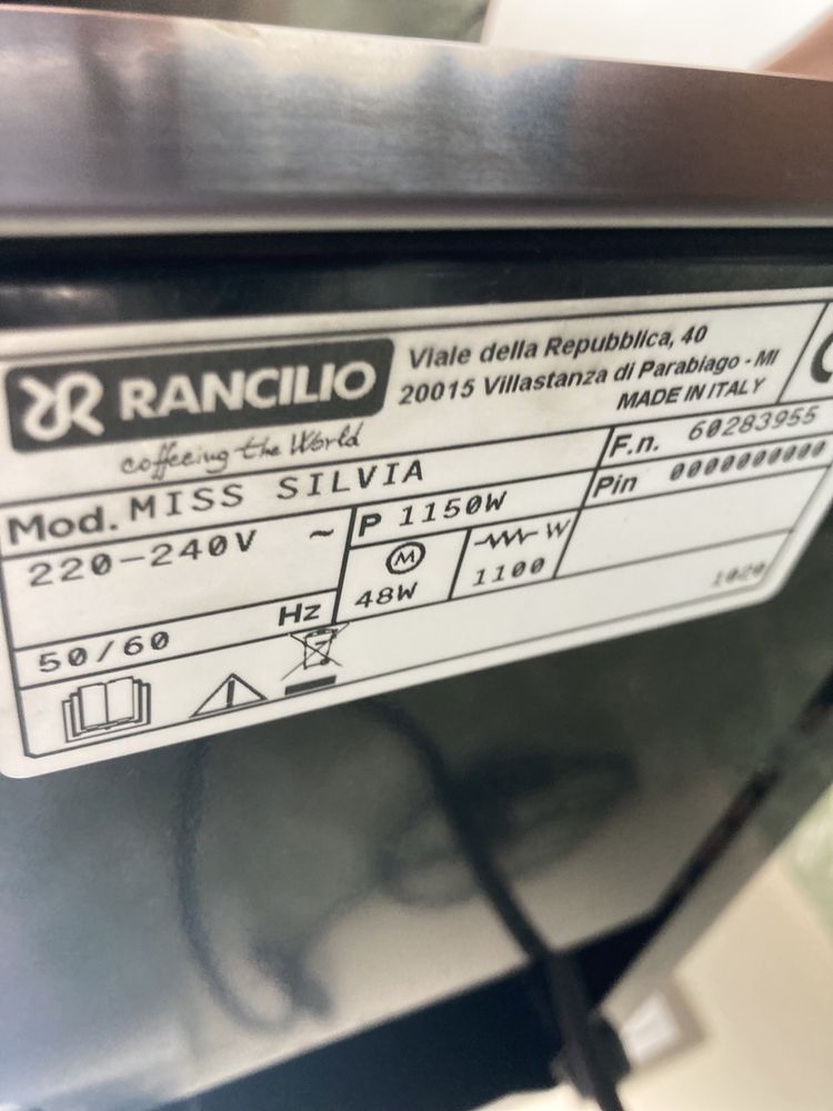 Ekspres kolbowy rancilio silvia 2020