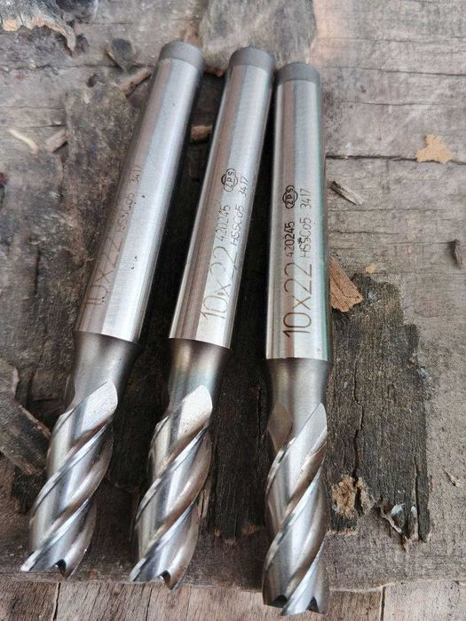 Фреза концевая Ø10x22x92, Z4, HSSCo5, ZPS