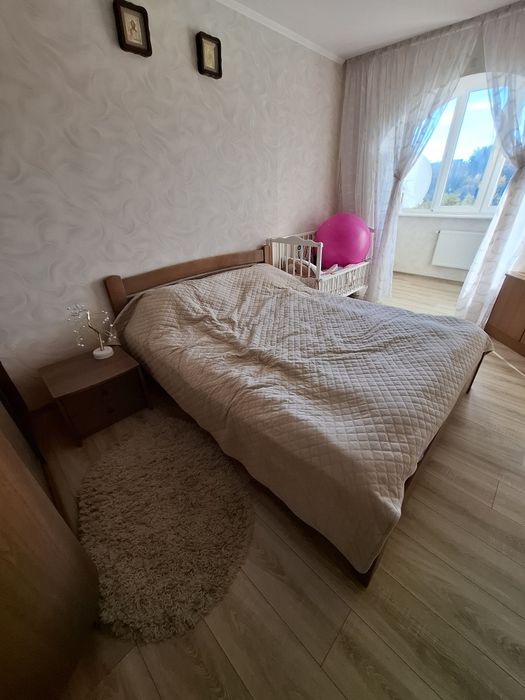 Продам двухспальную кровать 1600×2000 с ортопедическим матрасом