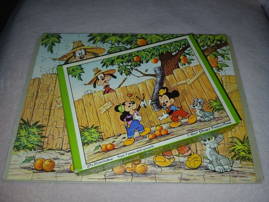 Vintage Puzzle Walt Disney firmy Waddingtons 100 sztuk
