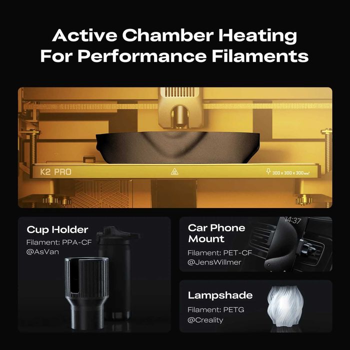 3D-принтер Creality K2 Pro Combo/ 30*30*30/АМС сестома (CFS)