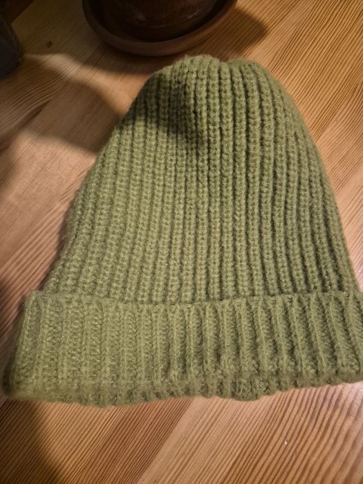 Czapka luźna imitacja wełny