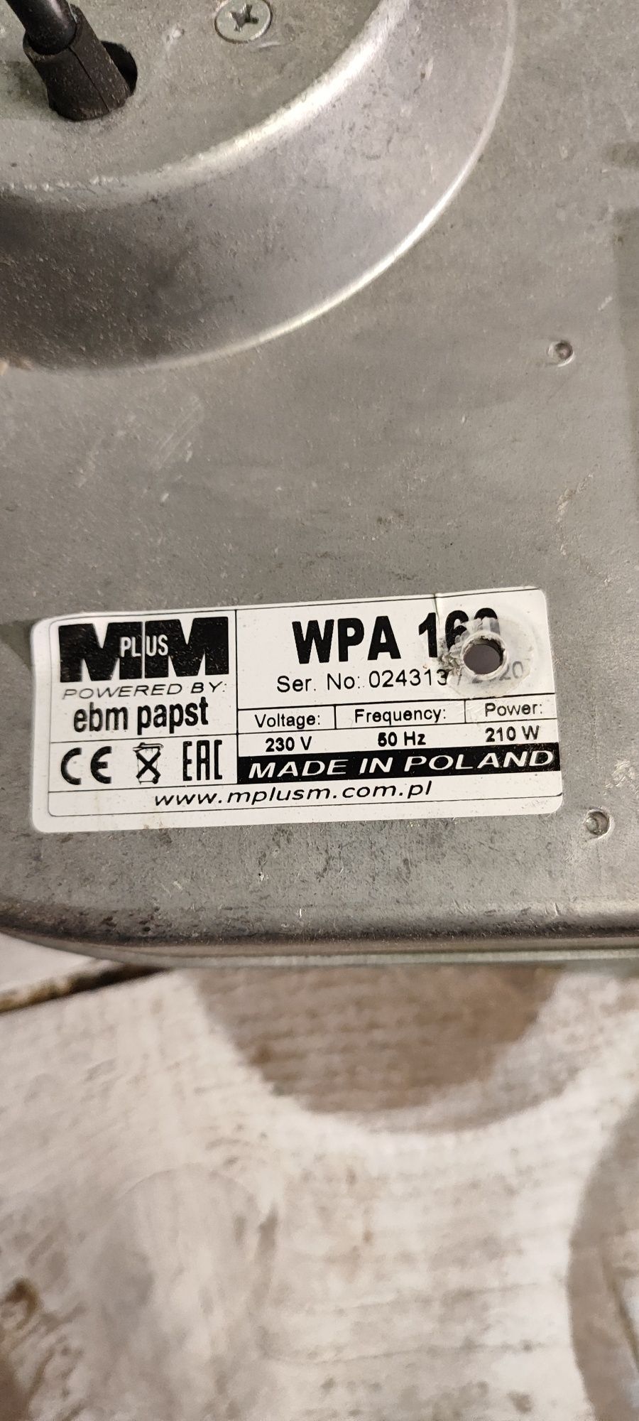 Wentylator MPlusM WPA 160